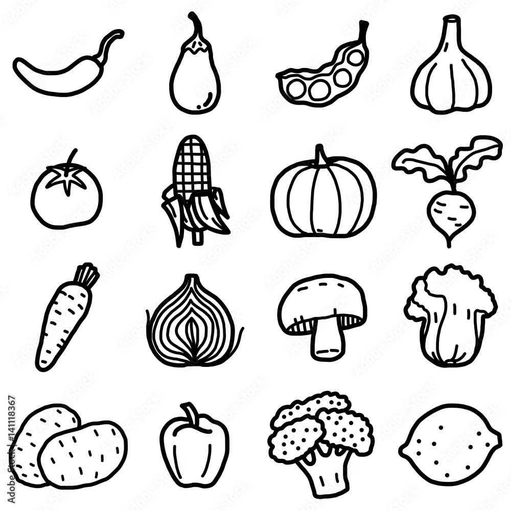 Cartoon Vegetables Vector Art, Icons, and Graphics for Free Download