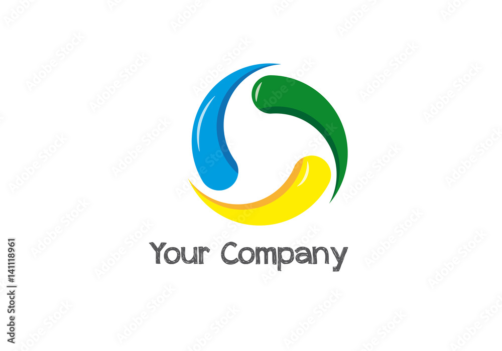 Logo business aziendale spirale Logo business aziendale spirale