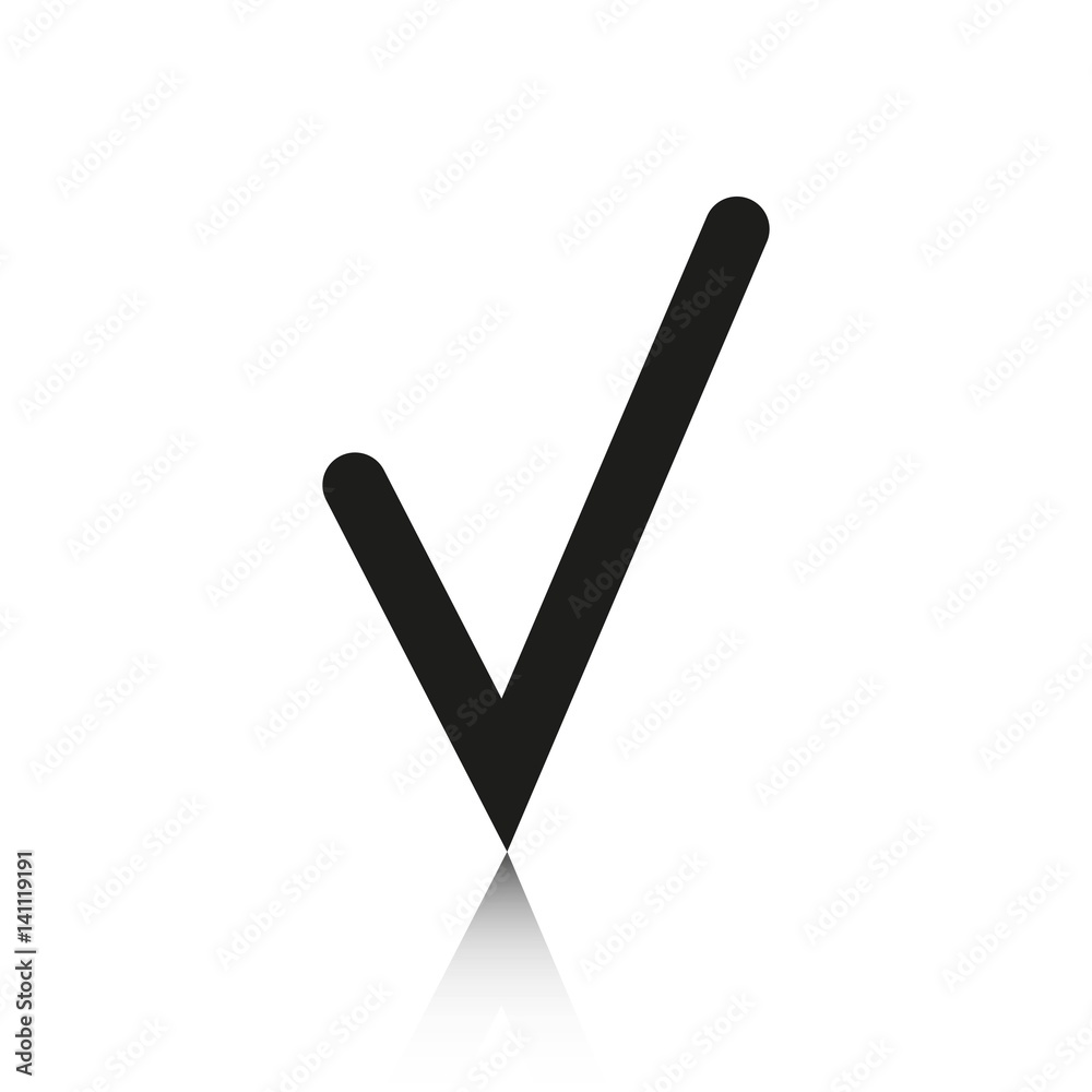 check icon stock vector illustration flat design check icon stock vector illustration flat design