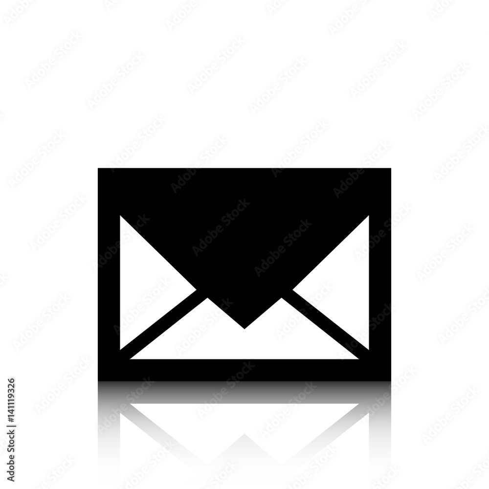 email icon stock vector illustration flat design email icon stock vector illustration flat design