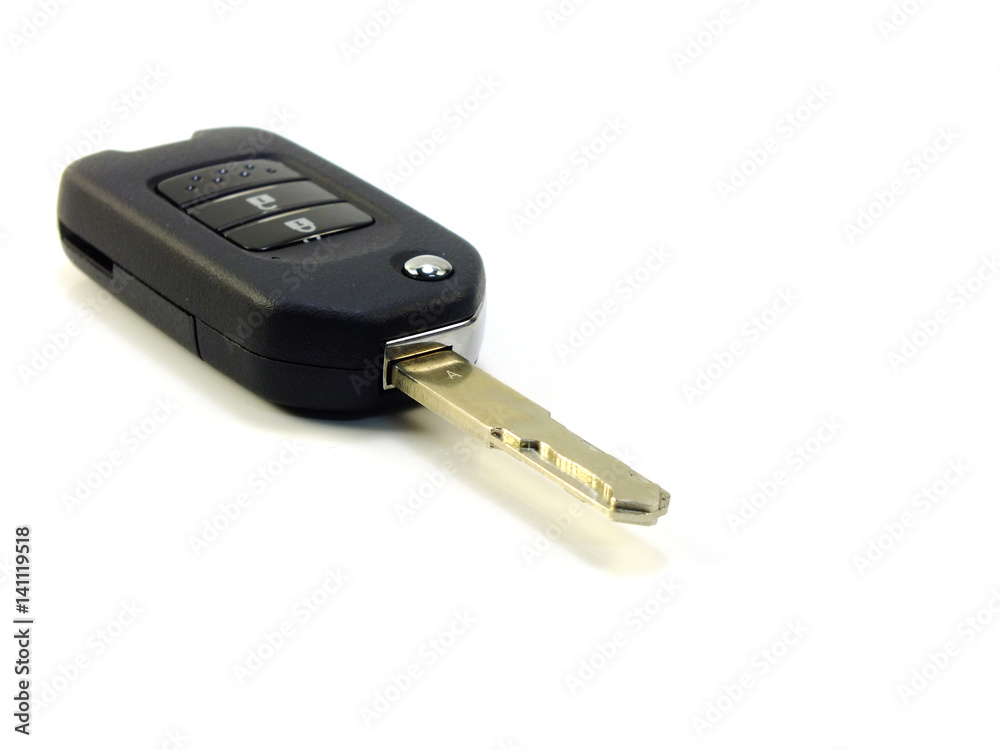 car key remote isolated on white background car key remote isolated on white background
