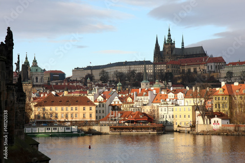 Vue sur château de Prague