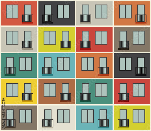 Building facade pattern
