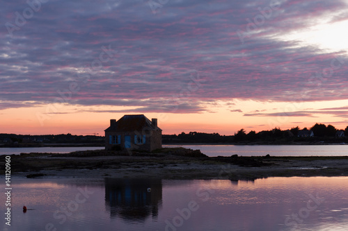 Coucher de soleil    Saint Cado