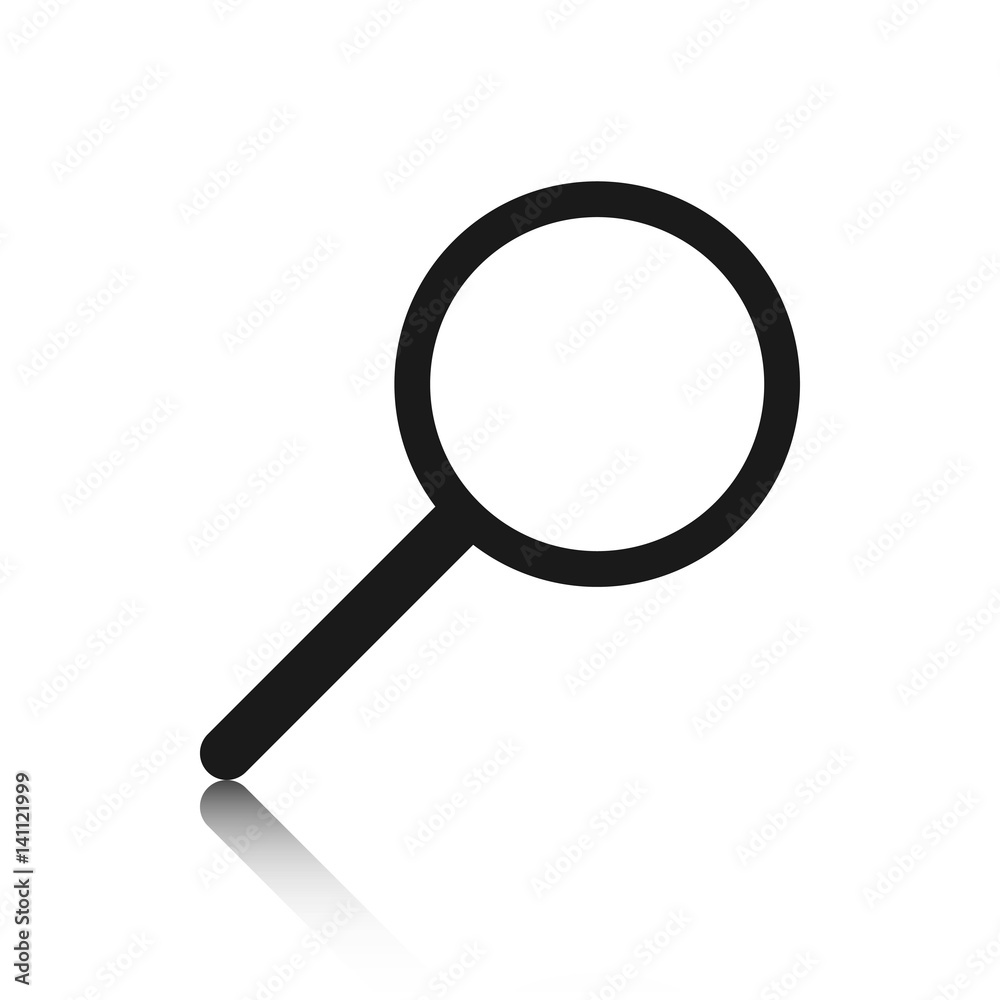 search icon stock vector illustration flat design search icon stock vector illustration flat design