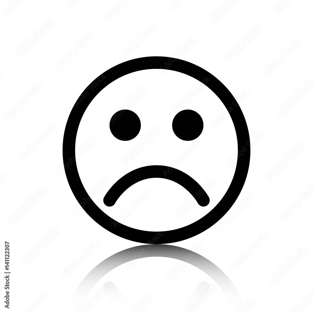 Fototapeta premium Smile icon stock vector illustration flat design