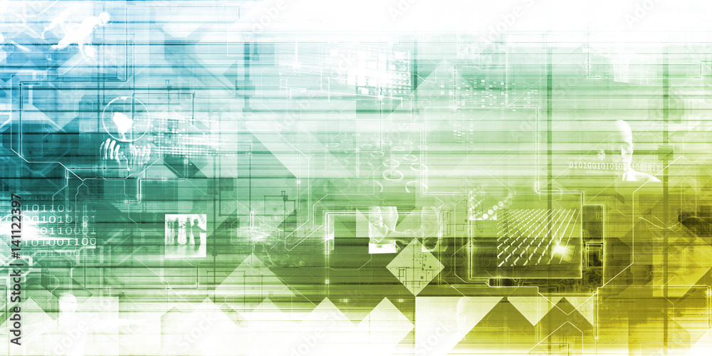 Fototapeta premium Futuristic Background