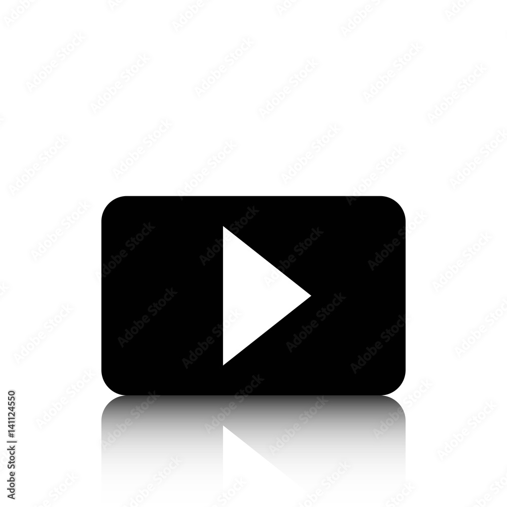 video icon stock vector illustration flat design video icon stock vector illustration flat design