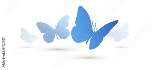 farfalle, silhouette, sagome, volare, leggerezza, volo