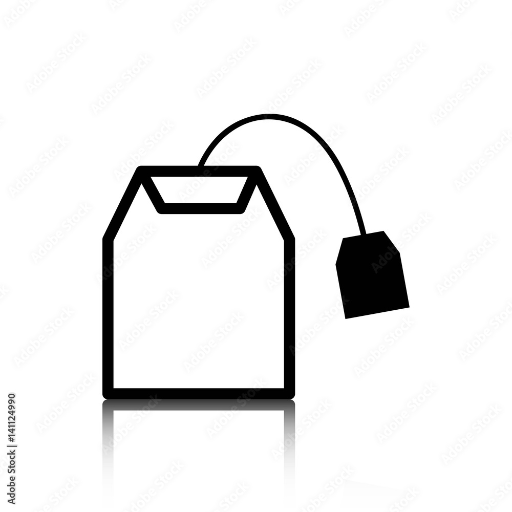 tea bag icon stock vector illustration flat design tea bag icon stock vector illustration flat design