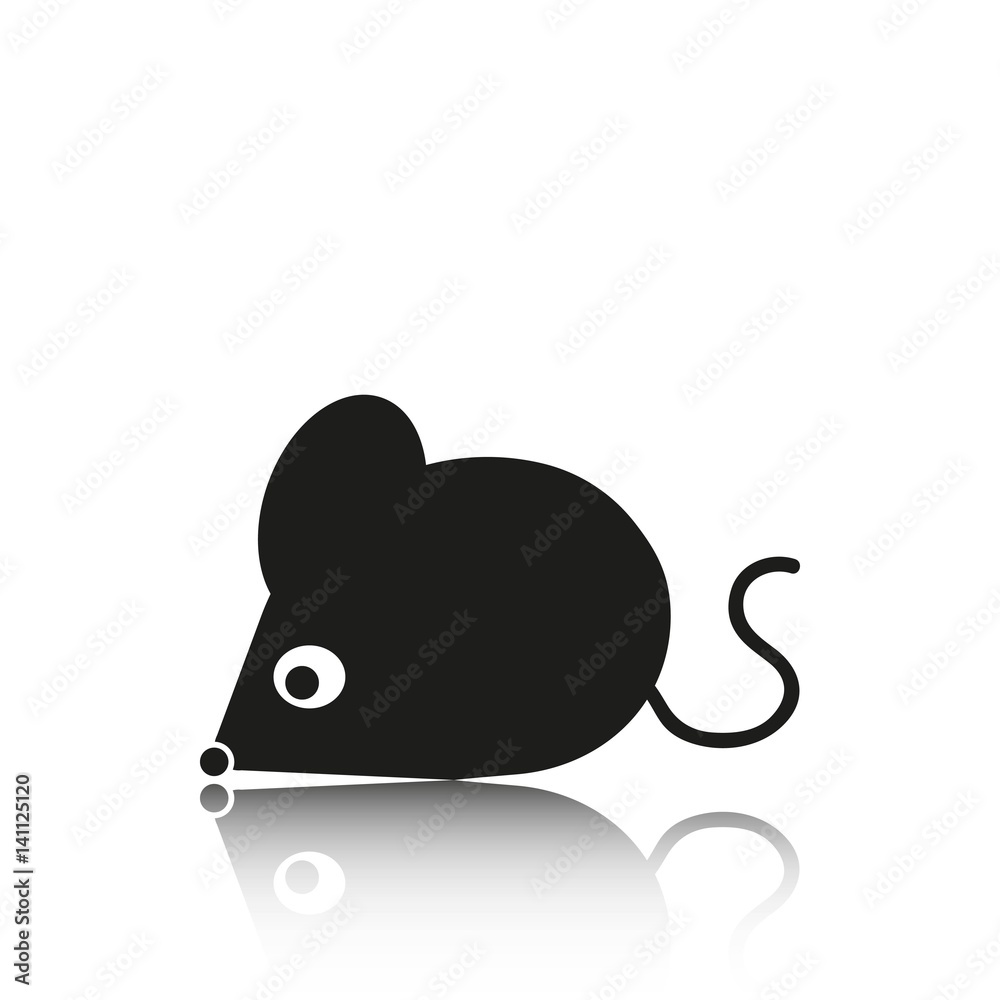 mouse icon stock vector illustration flat design mouse icon stock vector illustration flat design