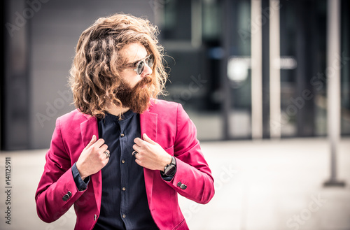 Cool hipster portrait
