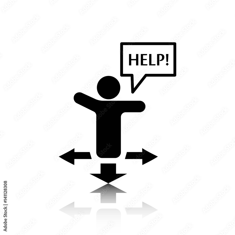 help icon stock vector illustration flat design help icon stock vector illustration flat design