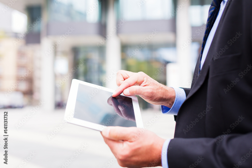 Businessman In Frankfurt main