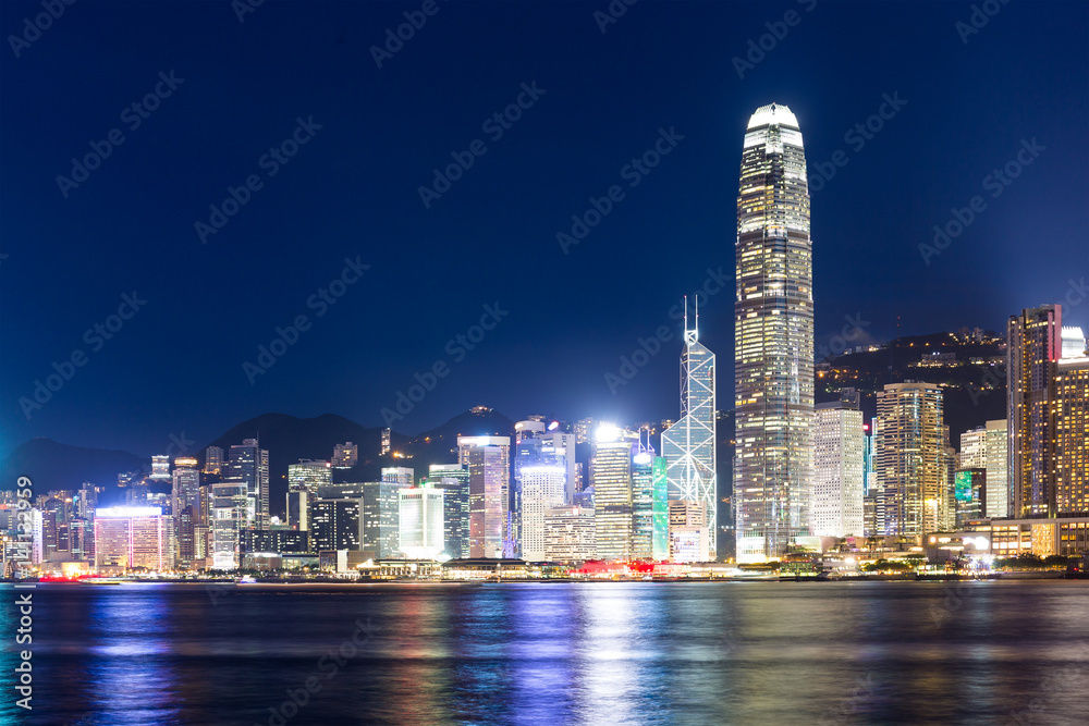 Fototapeta premium Hong Kong night
