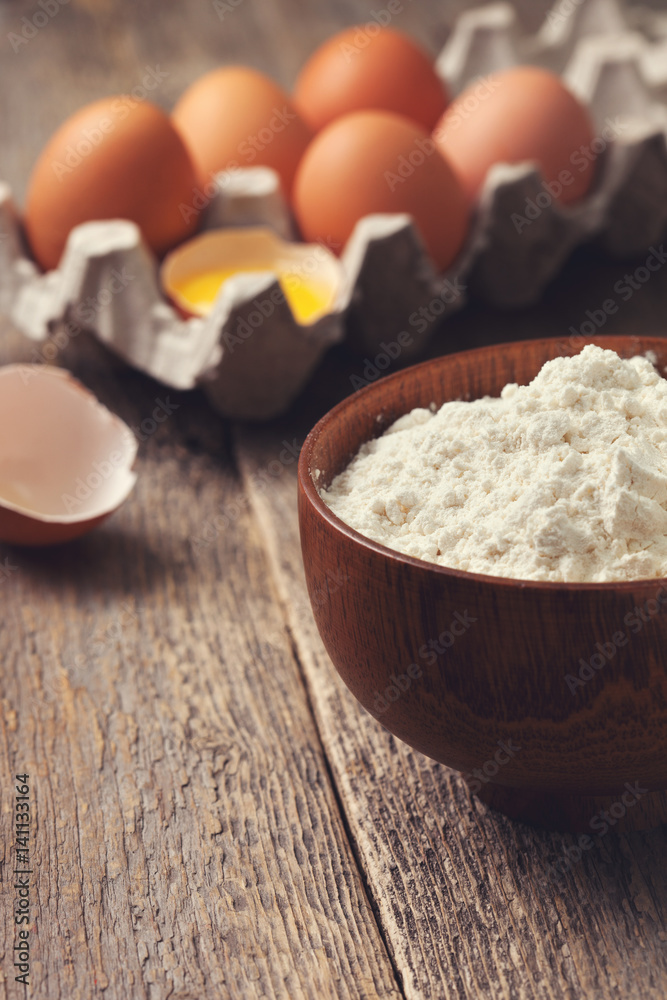 Ingredients for baking