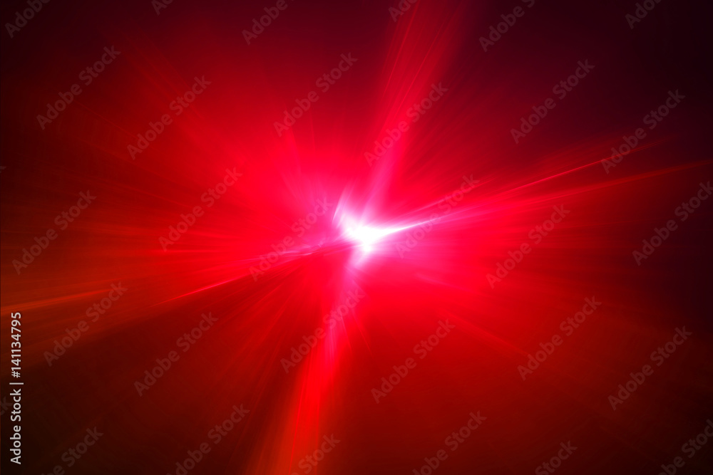 red circular glow wave. lighting effect abstract background.