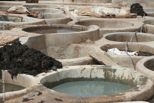 Tannery in Marrakech, Morocco