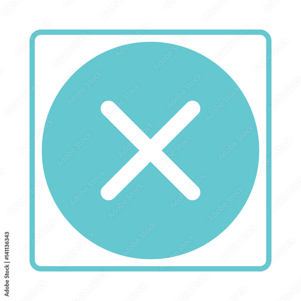 Check mark buttons. No, reject, negativity. Vector illustration. Check mark buttons. No, reject, negativity. Vector illustration.