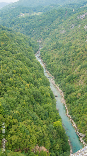 The river in the canyon