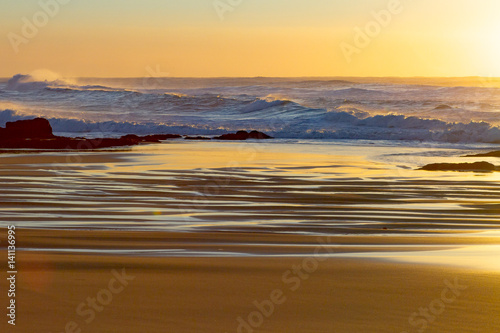 Sunrise at Baggies Beach, Warner Beach, Durban, South Africa