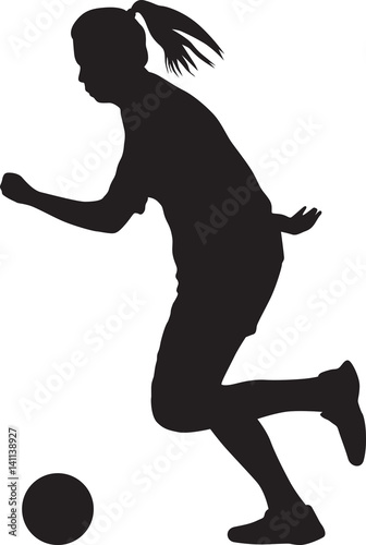 woman soccer player