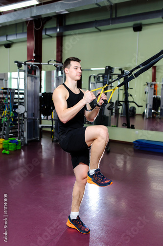 Handsome guy in the gym deals