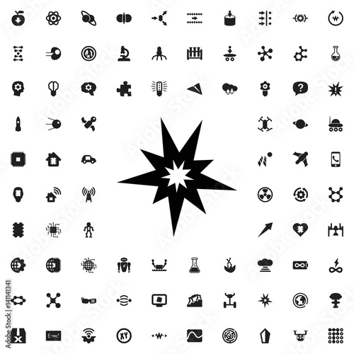 Explode icon illustration