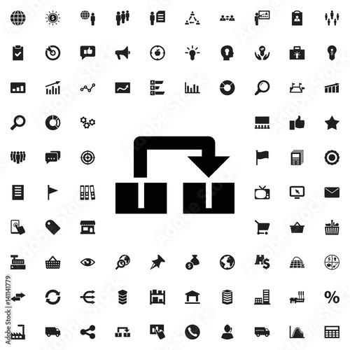 Object move icon illustration