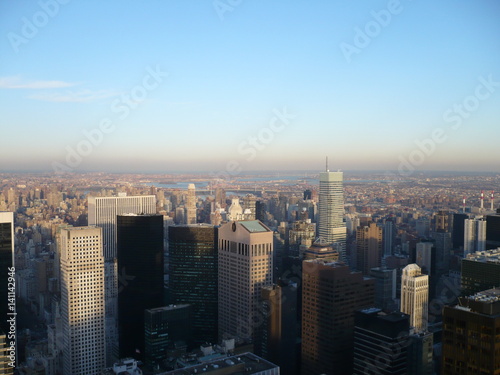 Fototapeta Naklejka Na Ścianę i Meble -  New York Citry view from Rockefeller Center