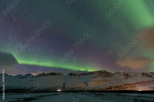 the northern lights as seen in Iceland