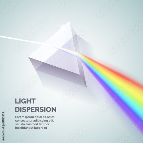 Light dispersion illustration