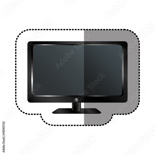 smart tv modern technology, vector illustration design