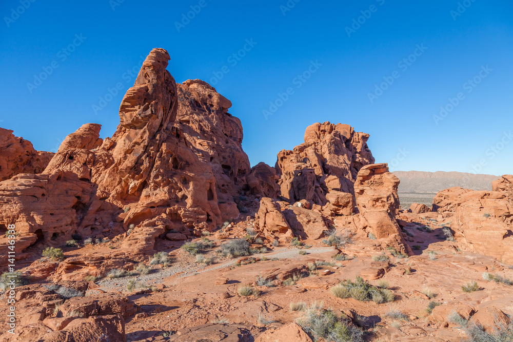 Valley of Fire Red Rock Landscape Nevada