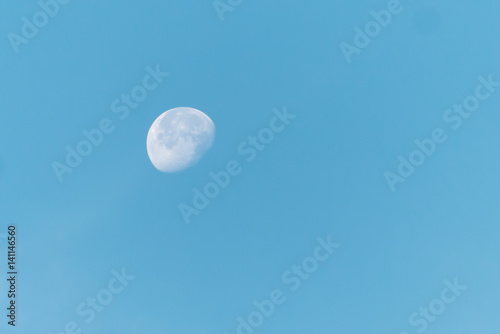 Quadro su tela blue sky and  moon