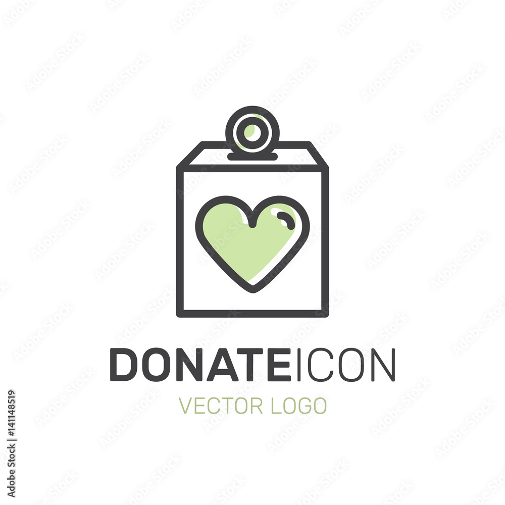 Vector Illustration Icon Graphic Element for Nonprofit Organizations