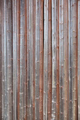 Old plank barn wall