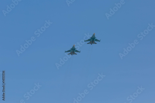 Fighters on Russian Airshow 