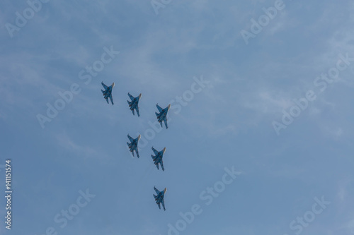 Fighters on Russian Airshow 