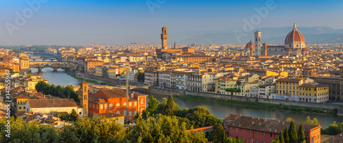 Florence panorama city skyline, Florence, Italy