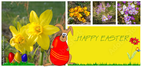 easter greeting card with lovely pictures