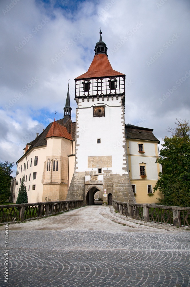 Castle Blatna in the Southern Bohemia, Czech republic