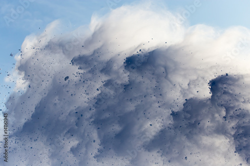 Fotografia, Obraz avalanche as background