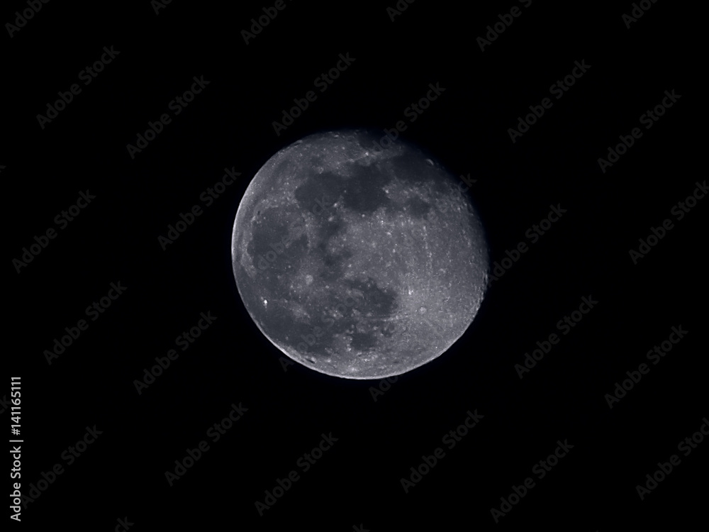 Fototapeta premium Moon at the black