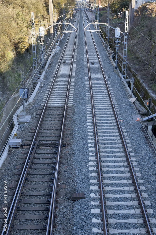 Couple of railroads in perspective. Couple of railroads in perspective.