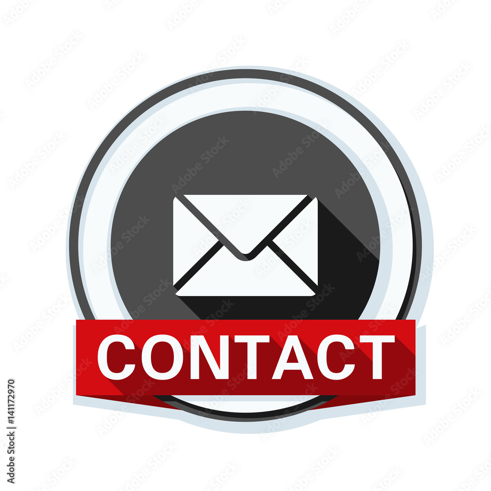 Mail Contact button illustration Mail Contact button illustration