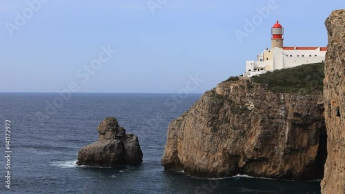4K UltraHD Timelapse of Cape St. Vincent Lighthouse in Portugal