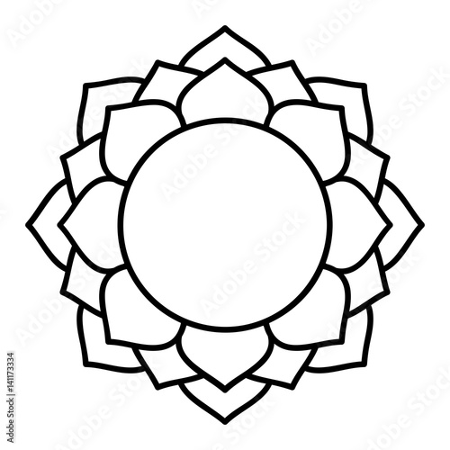 Lotusblüte Vektor