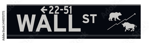 wall street - bear vs. bull chart