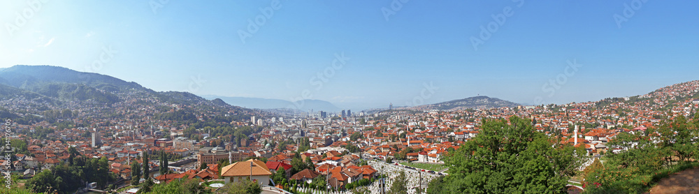 Panorama Sarajevo - Bosnia and Herzegovina